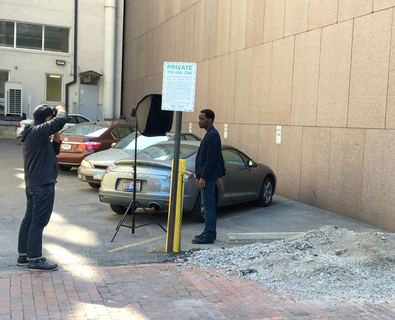 профессиональные портреты в обычных местах, фотограф Ник Фанчер, Nick Fancher