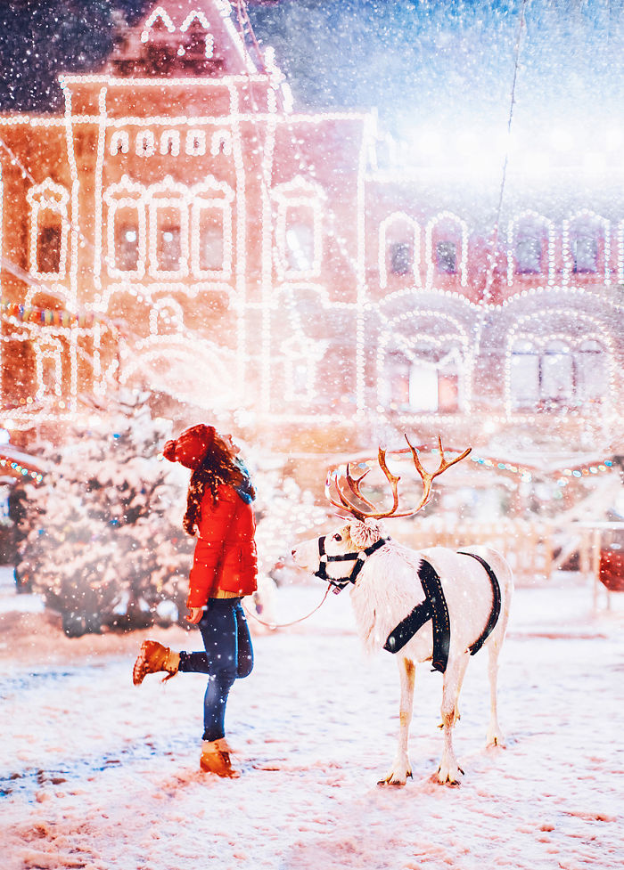 Зима в Москве, волшебные фотографии зимней столицы, Кристина Макеева 