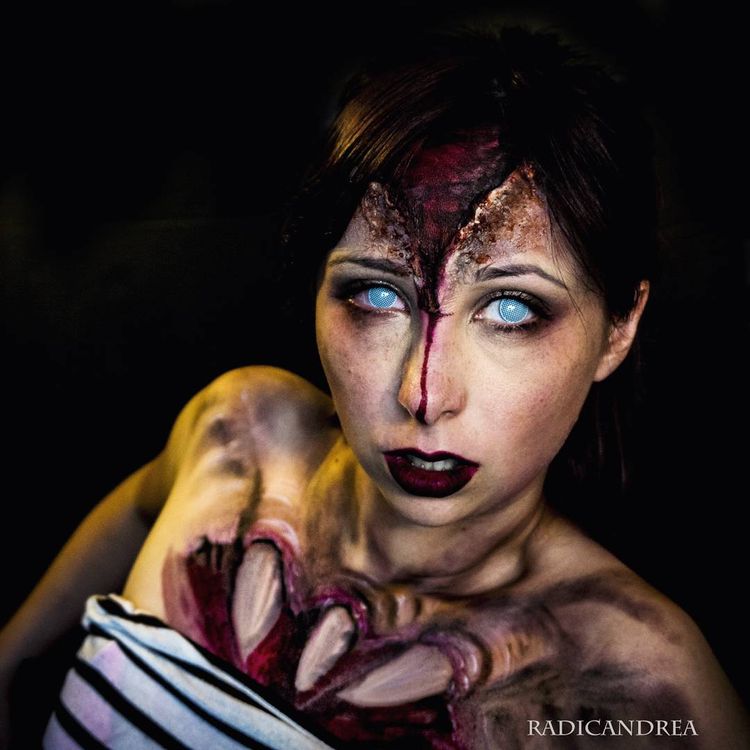 Визажист превращает себя в жутких монстров, Андреа Де Ла Осса, Andrea De La Ossa