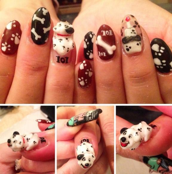 скульптурные ноги, скульптуры на ногтях, тренд маникюр в Японии