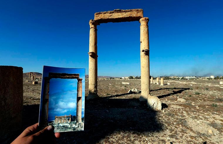 Достопримечательности Сирии до и после ИГИЛ, памятники Сирии до и после ИГИЛ