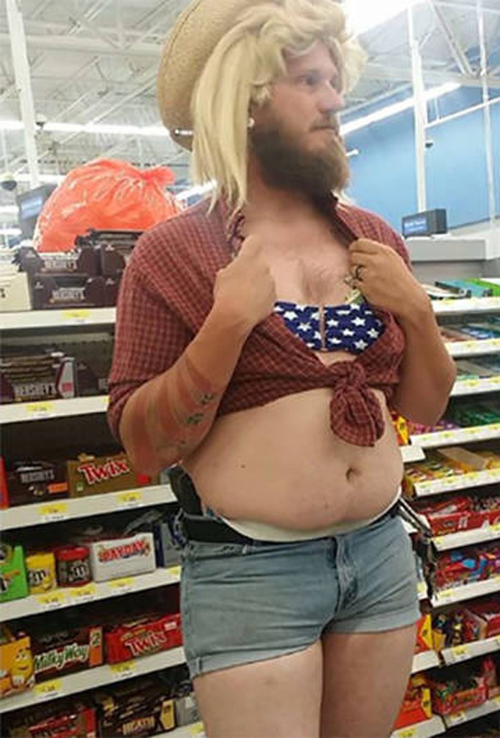 people of walmart, странные американцы, наряды посетителей американских супермаркетов