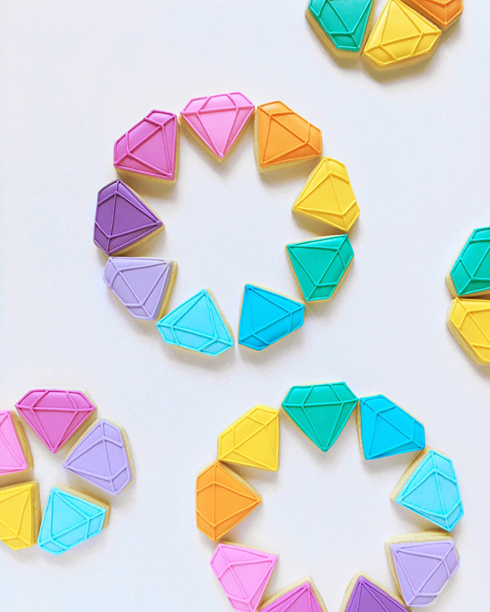 графический дизайнер печёт печенья, красивое печенье, Холли Фокс