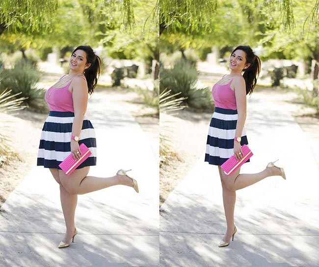 Thinner Beauty, модели плюс худеют фотошоп, цифровая липосакция, похудеть при помощи фотошопа