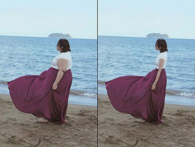 Thinner Beauty, модели плюс худеют фотошоп, цифровая липосакция, похудеть при помощи фотошопа