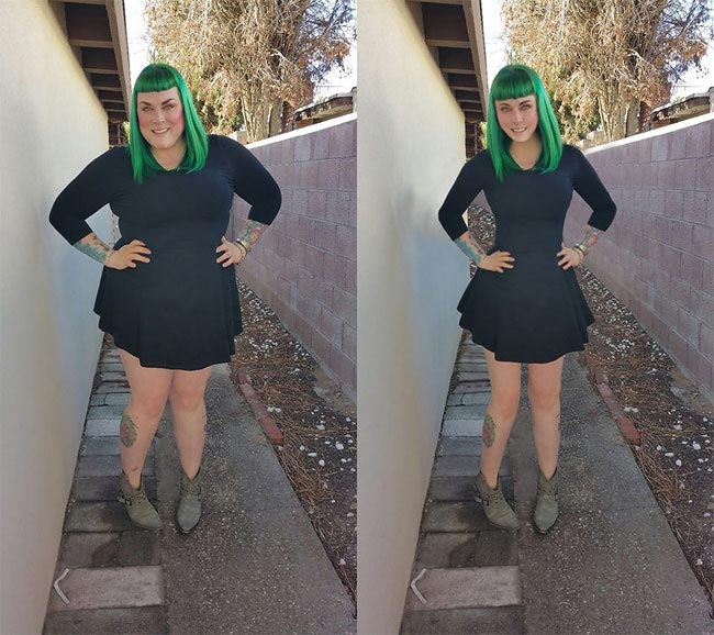 Thinner Beauty, модели плюс худеют фотошоп, цифровая липосакция, похудеть при помощи фотошопа