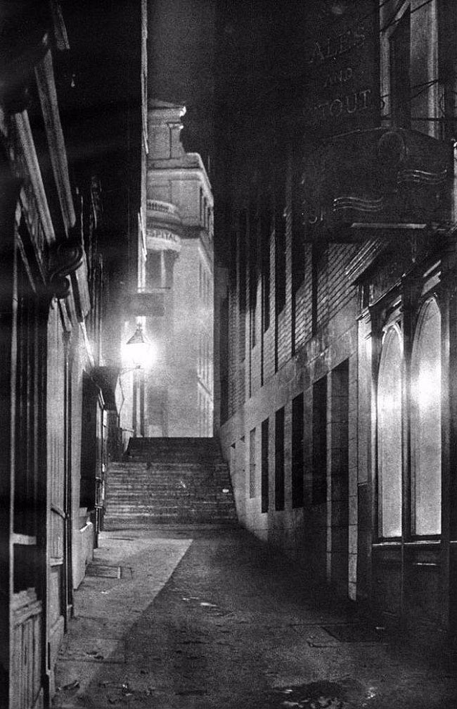 фото ночного лондона 1930, London Night, Лондон ночью 1930 год