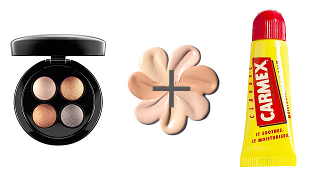 что получится если смешать разные виды косметики, тональный крем и губная помада