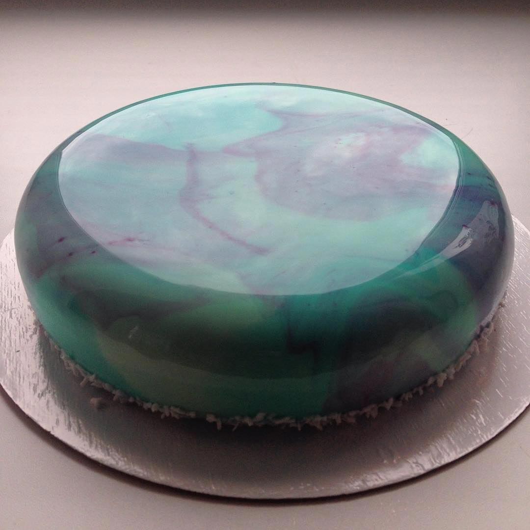 Зеркальные торты от российского кондитера, кондитер Ольга Носкова