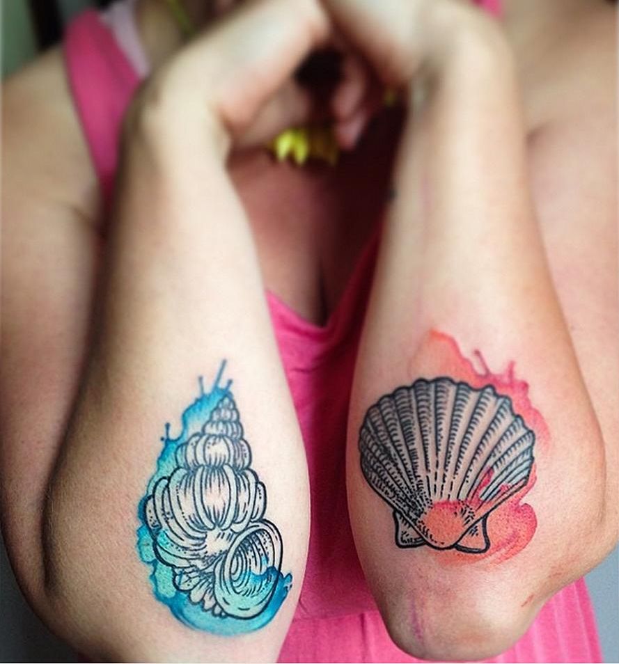 тату на морскую тематику, татуировки с морем