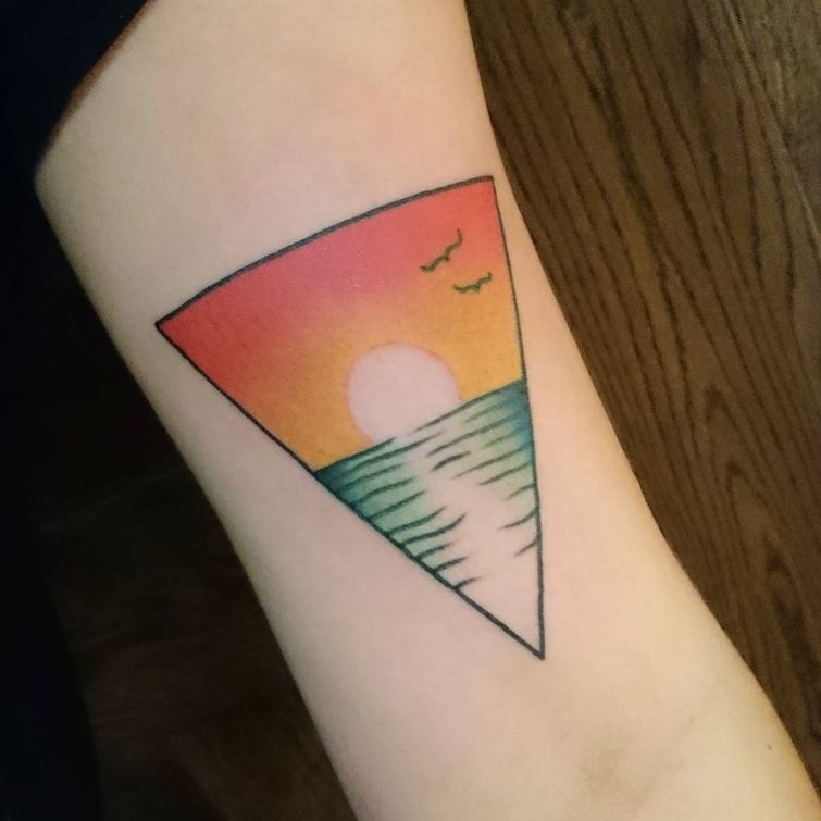 тату на морскую тематику, татуировки с морем