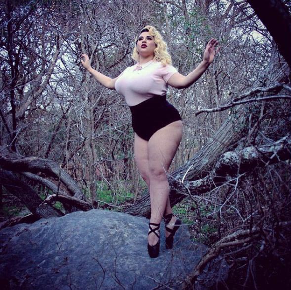 Илиана Вера,Iliana Vera, балерина размера плюс