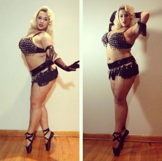 Илиана Вера,Iliana Vera, балерина размера плюс