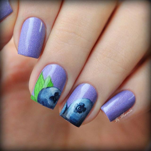 Фруктовый маникюр, идеи для летнего маникюра, арбузы в маникюре