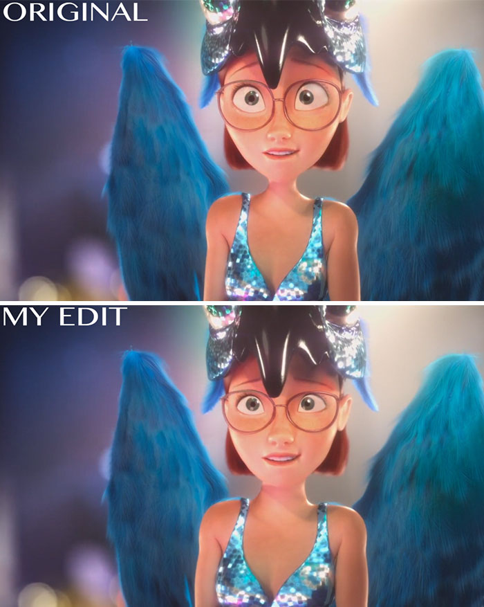 Художница изменила лица героиням мультфильмов, художница придала нормальные пропорции героиням мультфильмов, TheNamelessDoll