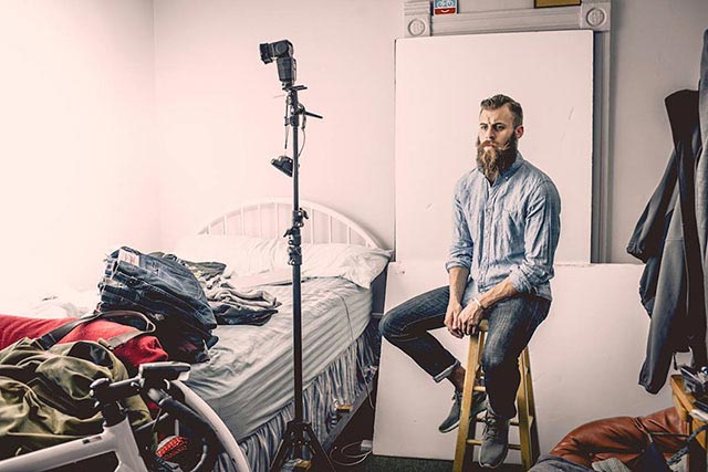 профессиональные портреты в обычных местах, фотограф Ник Фанчер, Nick Fancher