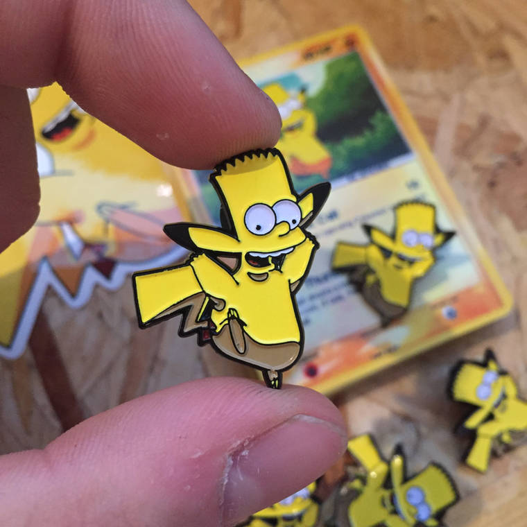 скрестить Симпсонов с Покемонами, мэшапы Симпсоны и Покемоны