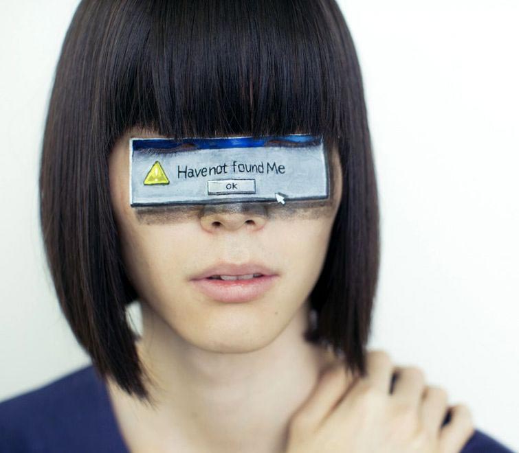 галлюциногенный бодиарт, бодиарт иллюзии, Хикару Чо, Hikaru Cho, оптические иллюзии бодиарт