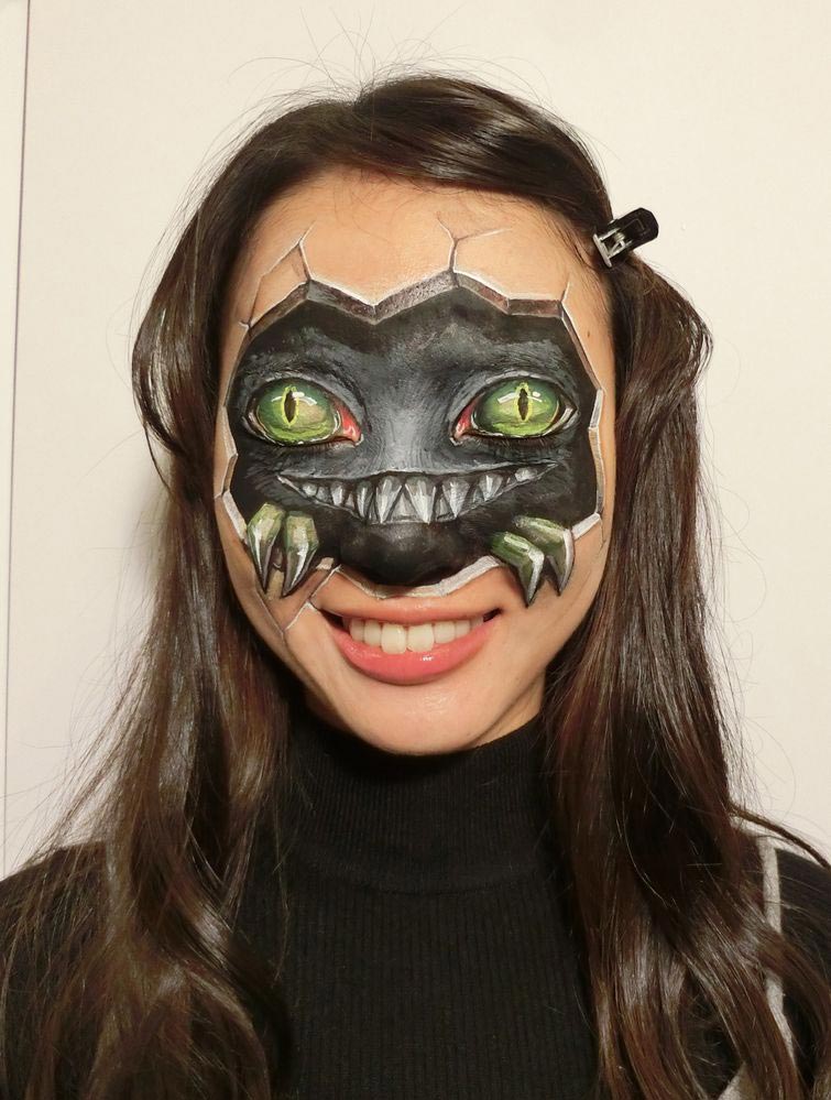 галлюциногенный бодиарт, бодиарт иллюзии, Хикару Чо, Hikaru Cho, оптические иллюзии бодиарт