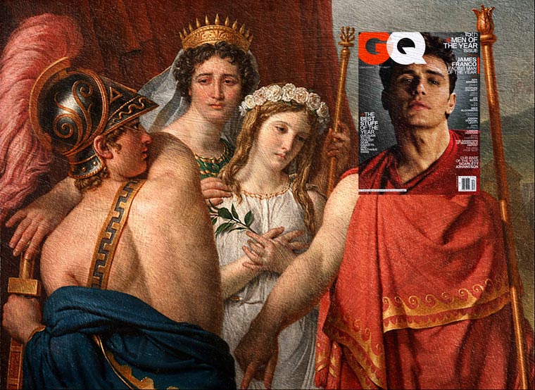 Что получится, если объединить обложки глянцевых журналов со знаменитыми картинами обложки журналов с картинами, Mag + Art, объединить обложки журналов с картинами