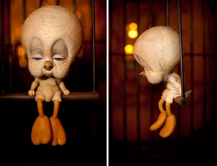 Жутко реалистичные персонажи мультфильмов, если бы персонажи мультфильмов были релаьными