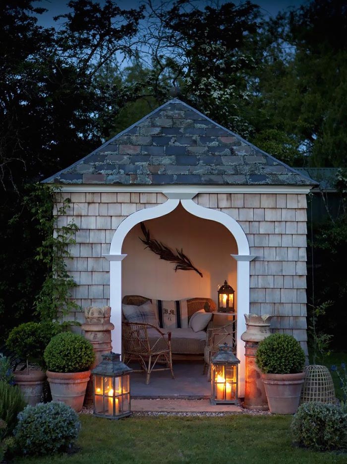 женский эквивалент мужского гаража, женское пространство, место для отдыха женщин