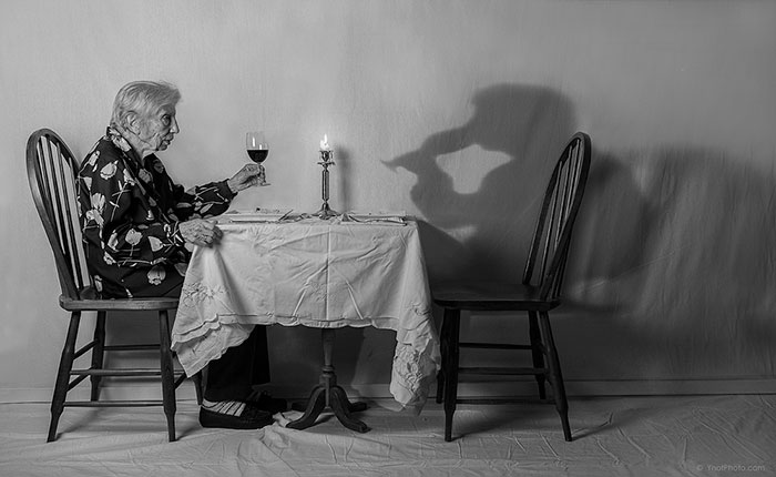 Сын включает 91-летнюю маму в свои фотографии, Тони Лусиани, Tony Luciani