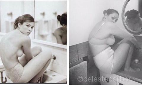 Новая порция гениальных пародий на инстаграм звёзд от Селесты Барбер Селеста Барбер, Celeste Barber, пародирует фотографии знаменитостей в Instagram, пародии на фотографии звёзд в инстаграме