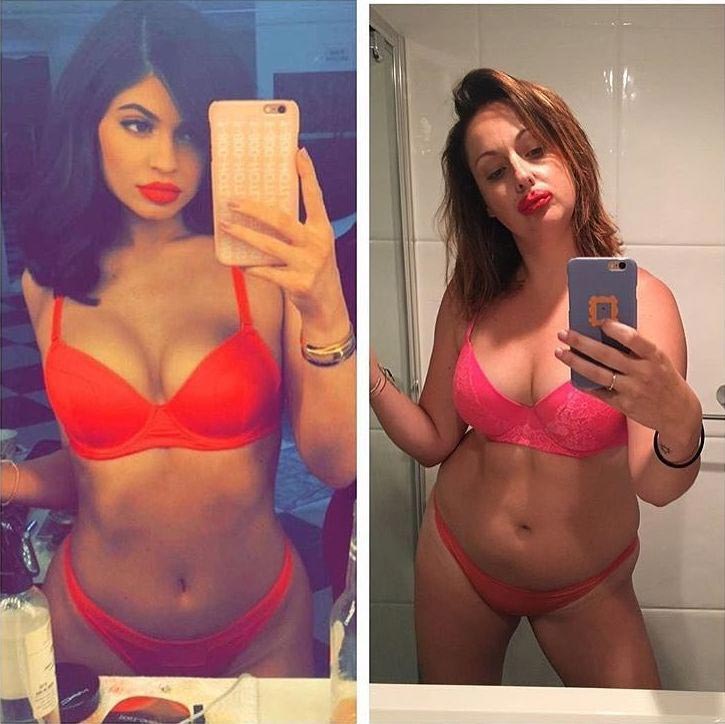 Новая порция гениальных пародий на инстаграм звёзд от Селесты Барбер Селеста Барбер, Celeste Barber, пародирует фотографии знаменитостей в Instagram, пародии на фотографии звёзд в инстаграме