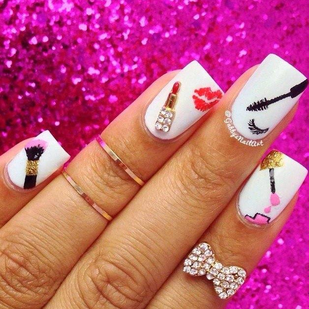 Белый — это не скучно или 30 отличных идей для летнего маникюра в белом цвете белый маникюр, маникюр с белым лаком