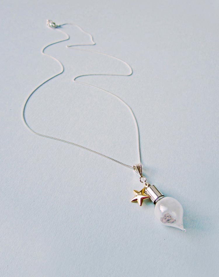 кулоны с настоящими кусочками Луны, кулон Moon Dust, Eclectic Eccentricity