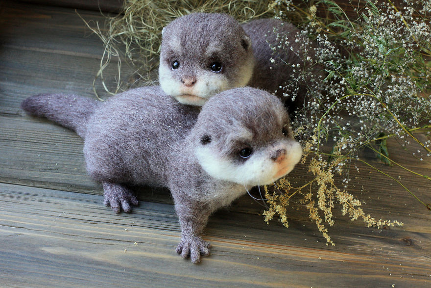 Спорим, милее этих шерстяных игрушек вы ничего не найдёте игрушки Татьяны Бараковой, игрушки из войлока и шерсти