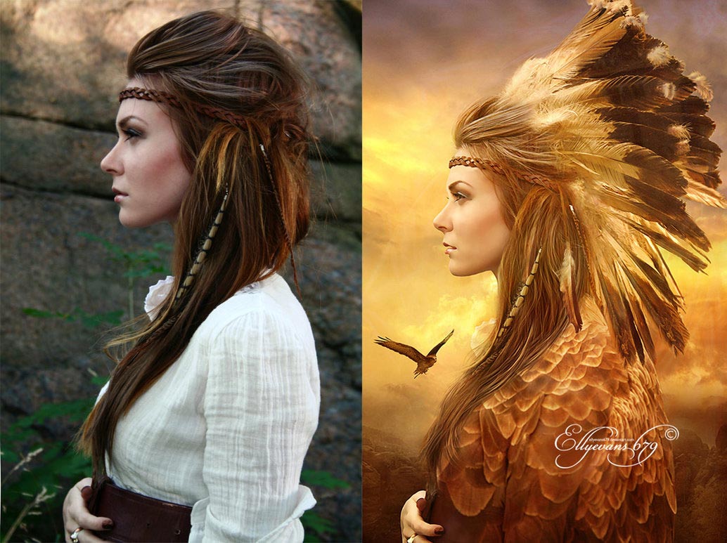 до и после фотошопа, красивый фотошоп