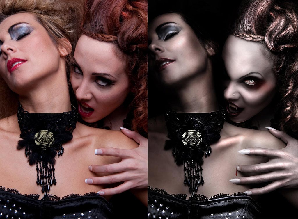 до и после фотошопа, красивый фотошоп