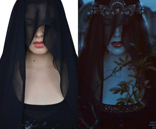 до и после фотошопа, красивый фотошоп