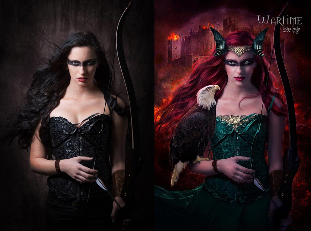 до и после фотошопа, красивый фотошоп