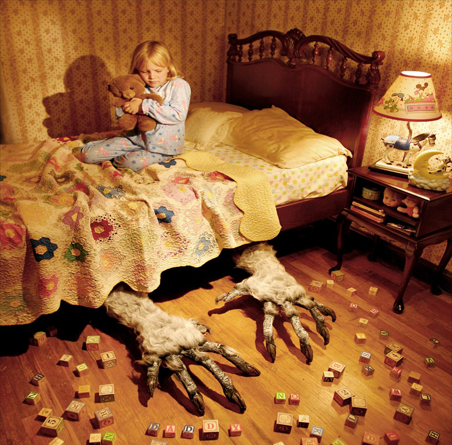 Детские страхи, папа создаёт жуткие фотографии со своими дочерьми, Джошуа Хоффин, Joshua Hoffine