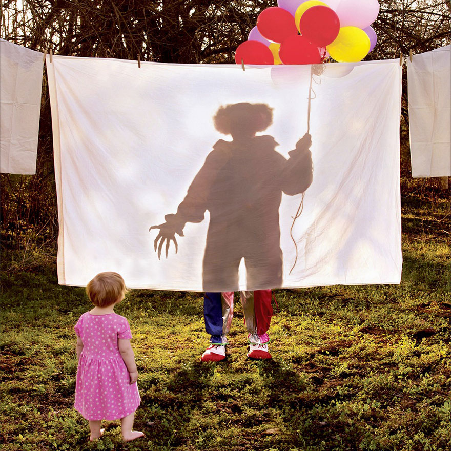 Детские страхи, папа создаёт жуткие фотографии со своими дочерьми, Джошуа Хоффин, Joshua Hoffine