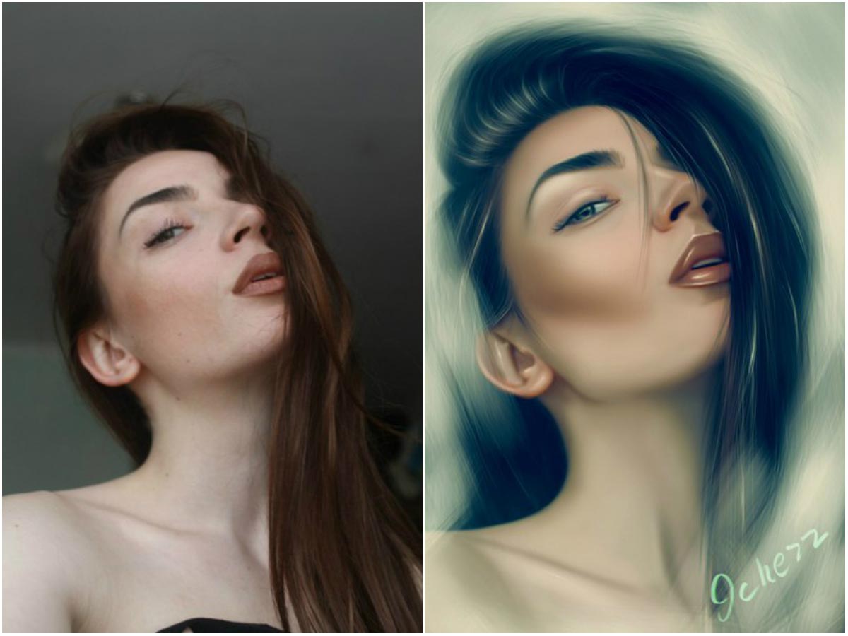 до и после фотошопа, красивый фотошоп