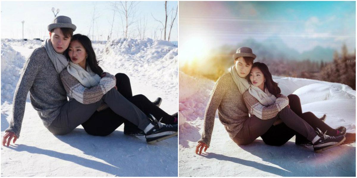 до и после фотошопа, красивый фотошоп