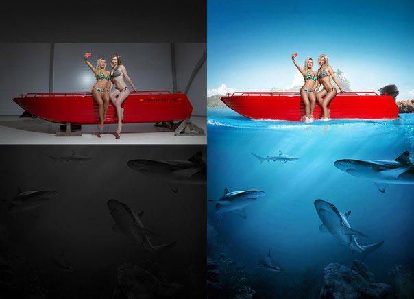 до и после фотошопа, красивый фотошоп