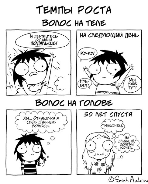 комиксы о девочках. Сара Андерсон, Sarah Andersen