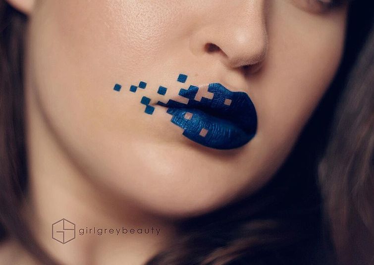 Визажист превращает губы в произведения искусства,  Андреа Рид, Andrea Reed