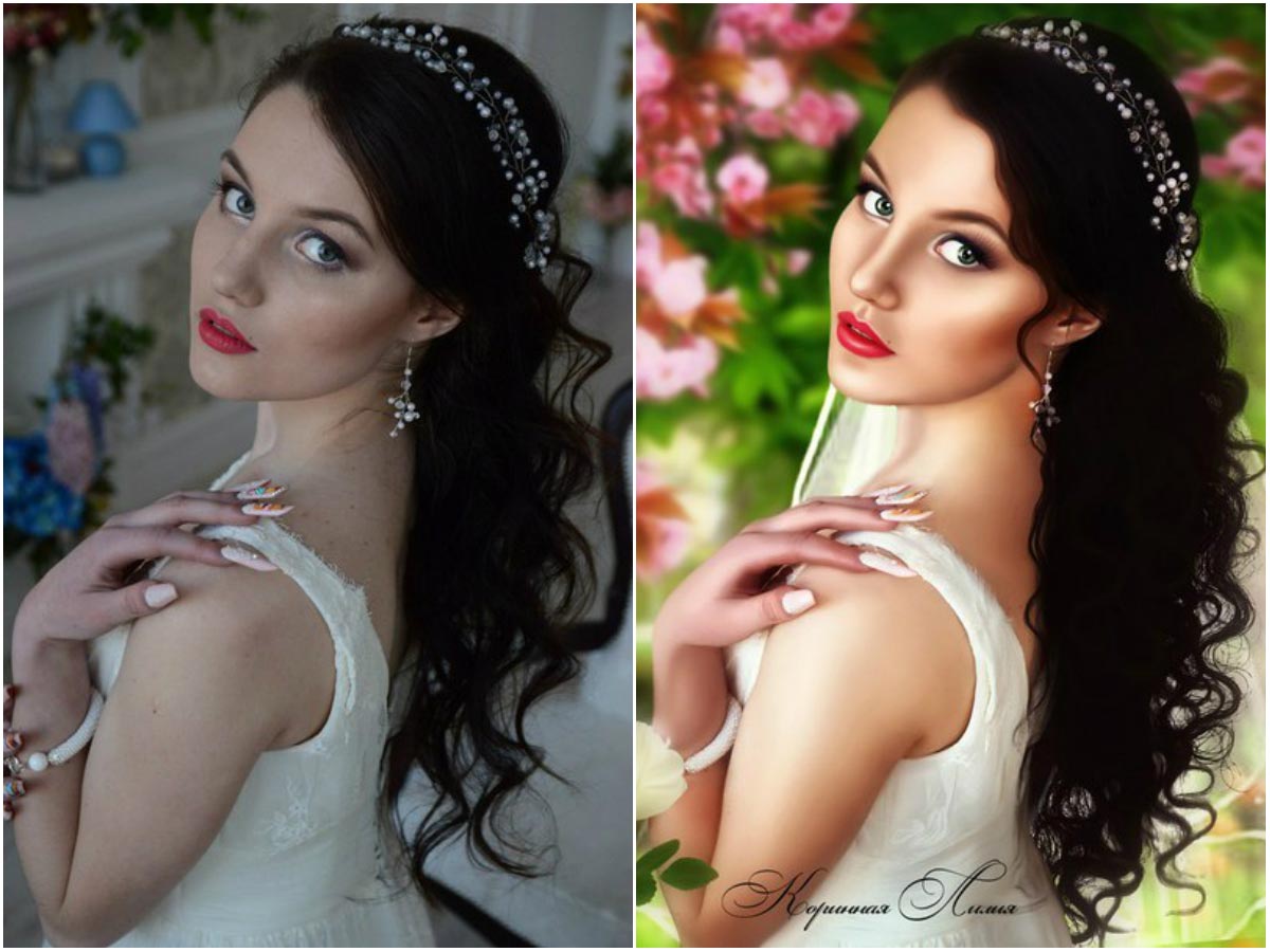 до и после фотошопа, красивый фотошоп