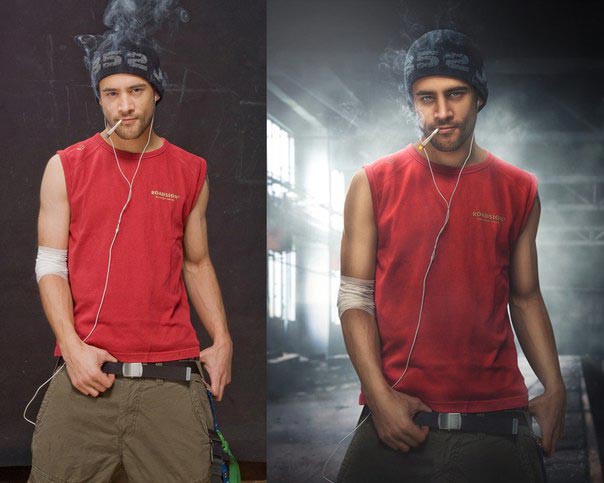 до и после фотошопа, красивый фотошоп