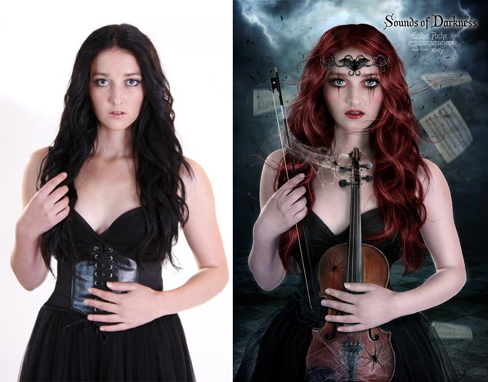 до и после фотошопа, красивый фотошоп