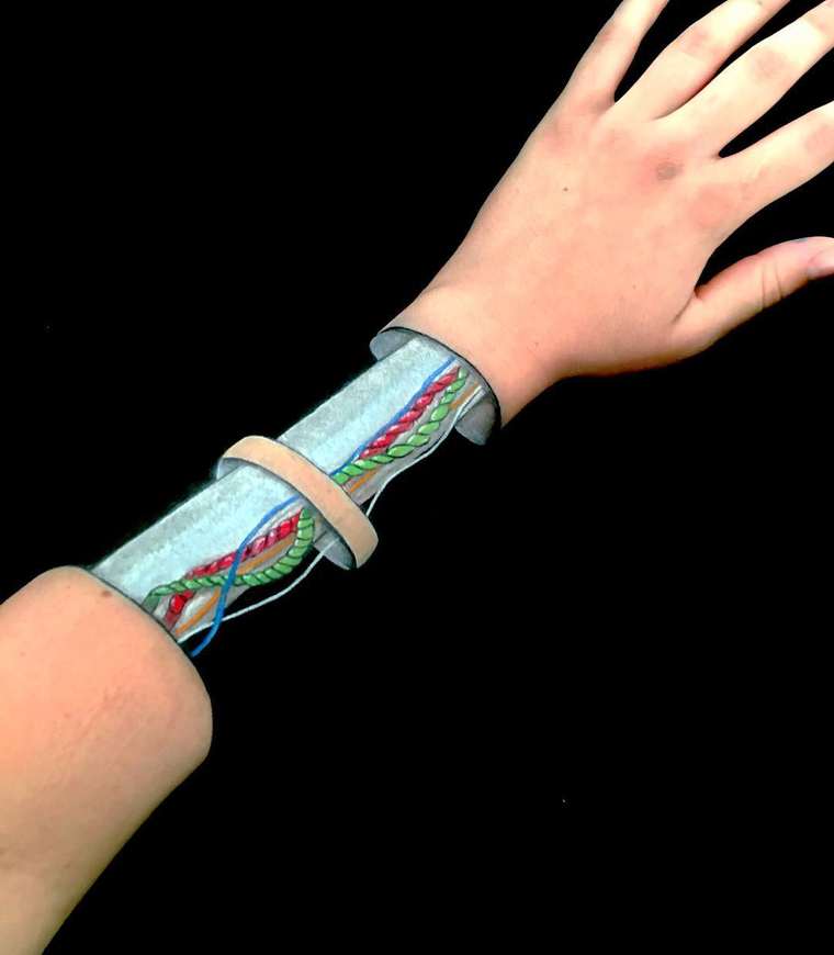 Лиша Симпсон, Lisha Simpson, бодиарт оптические иллюзии, бодиарт рука и краски