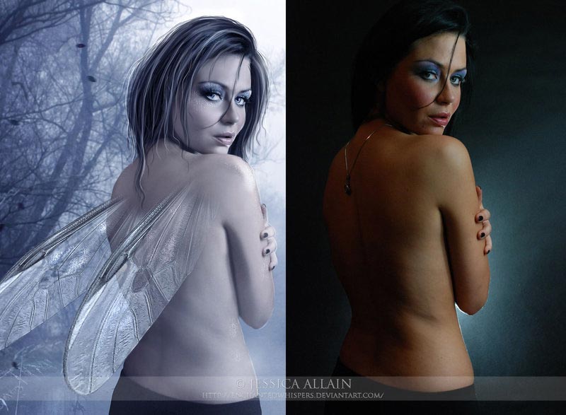 до и после фотошопа, красивый фотошоп