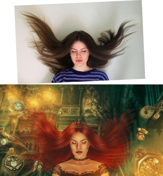 до и после фотошопа, красивый фотошоп