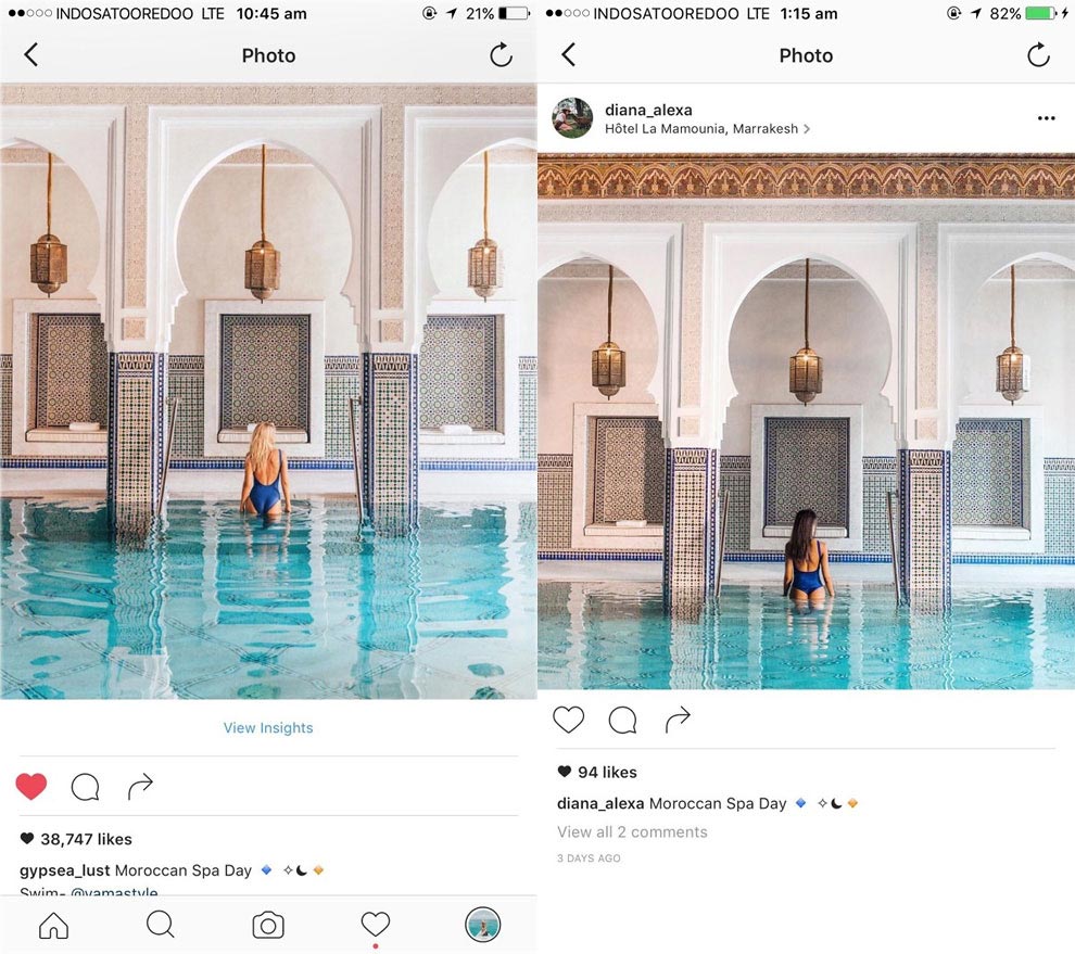 Эта пара узнала, что одна девушка путешествует за ними и копирует их туристические фотографии из Instagram копируют чужие туристические фотографии, Лорен Буллен, Джек Моррис, воссоздают туристические фотографии